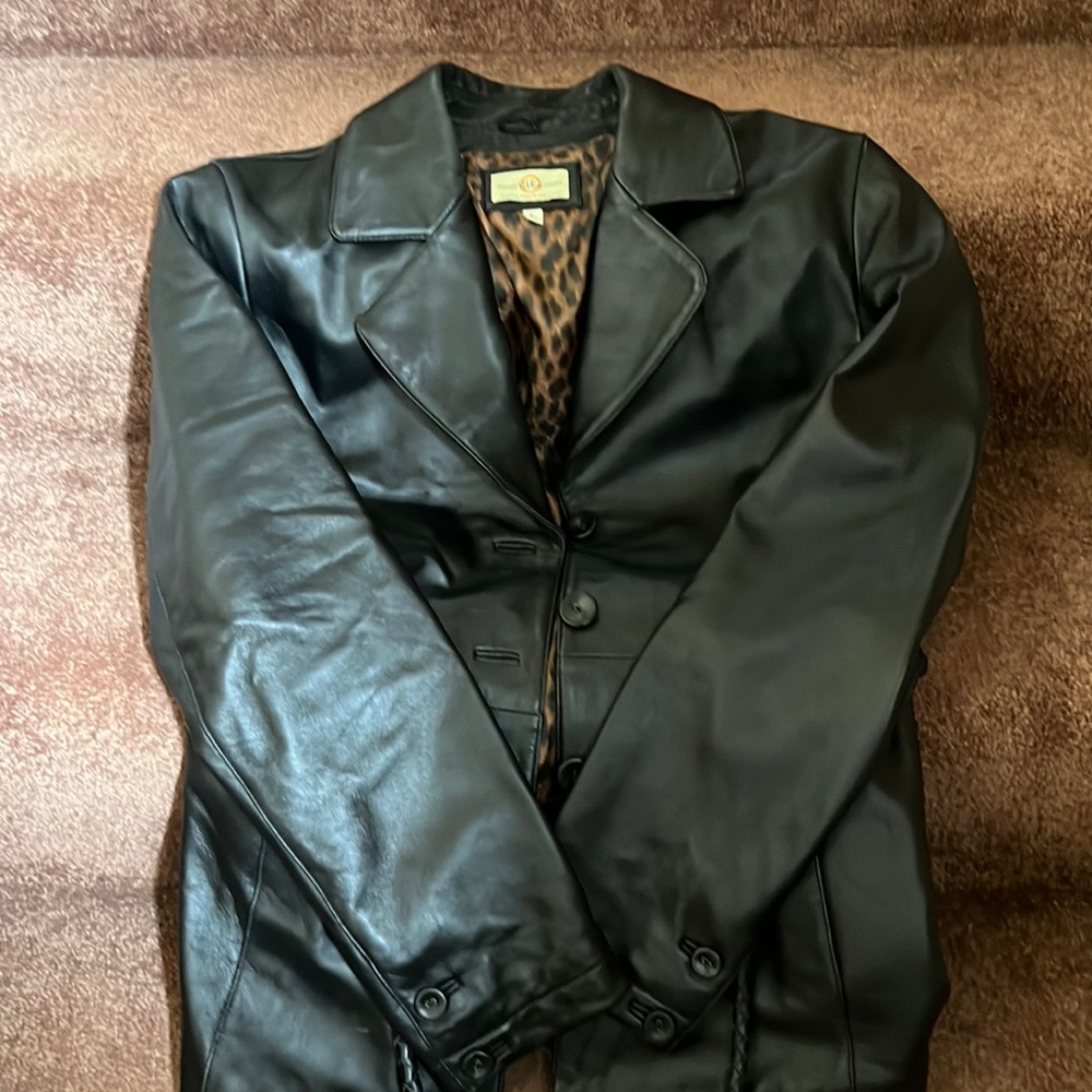 The Wilkerson Black Leather Men Jacket main image 1